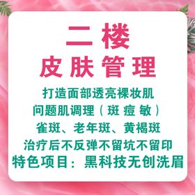 美业面膜海报