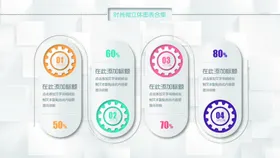 齿轮商务元素立体图表元素矢量图标微立体图表