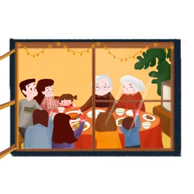 一家人团圆素材