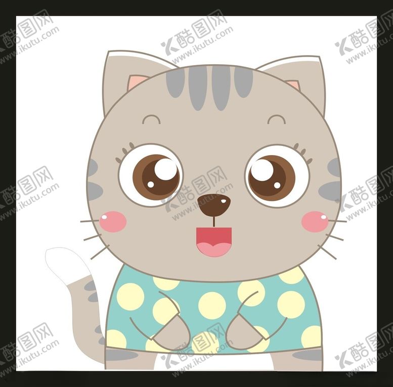 编号：97829202222247597718【酷图网】源文件下载-手绘卡通小猫