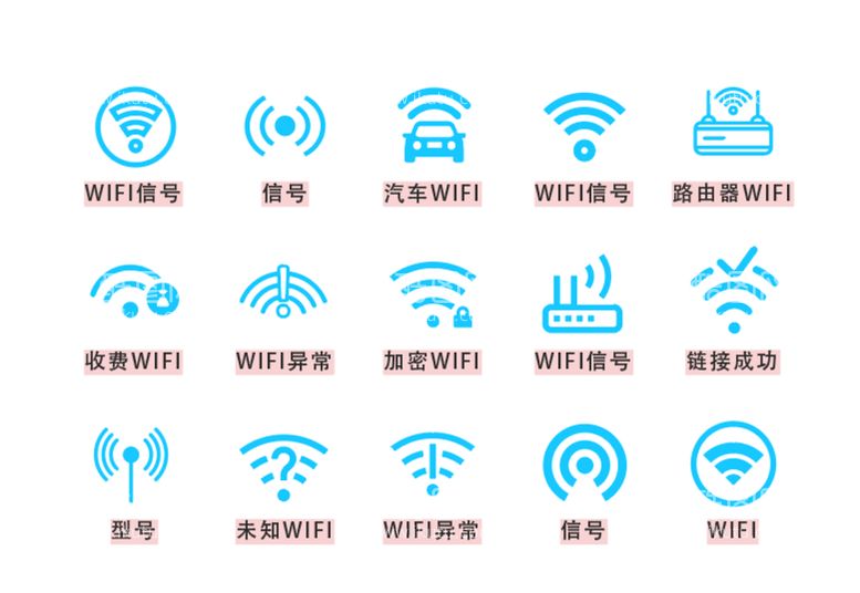 编号：10658309192001180639【酷图网】源文件下载-wifi图标 