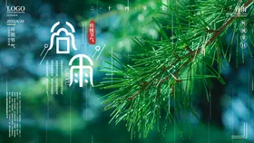 谷雨装饰画移苗播种海报杂志