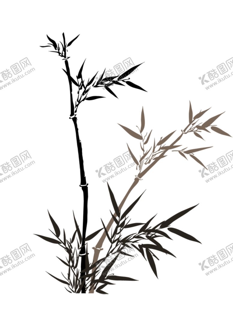 编号：41161204150641598607【酷图网】源文件下载-水墨竹子