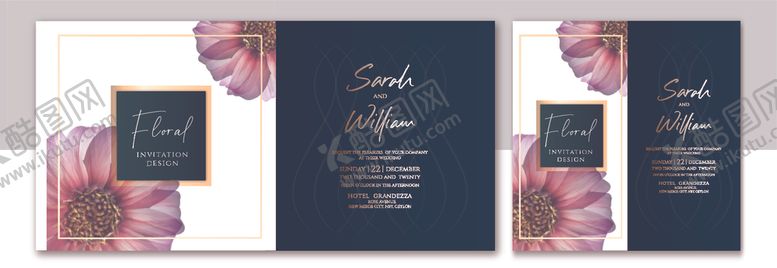 编号：86628309201030475198【酷图网】源文件下载-宴会请柬