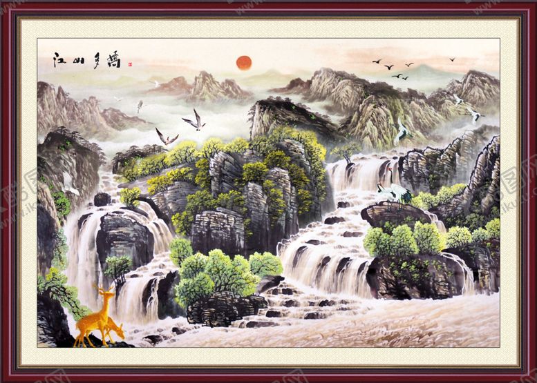 编号：16725009231300491305【酷图网】源文件下载-山水画