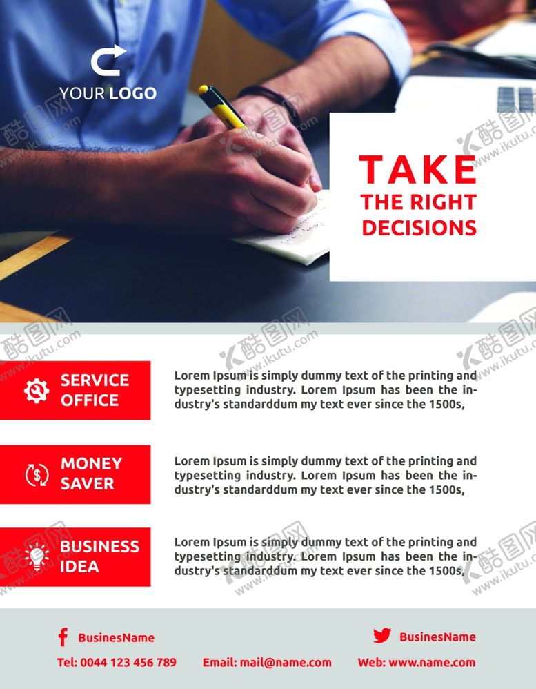 编号：19974506291334327385【酷图网】源文件下载-国外宣传单