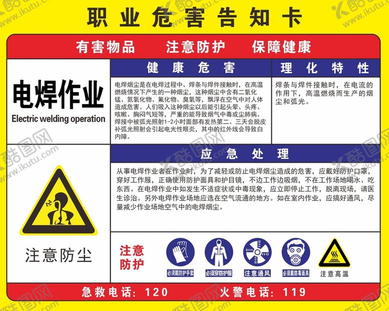 编号：57162010200904464680【酷图网】源文件下载-职业危害告知卡