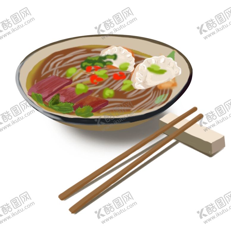编号：46938607010035092289【酷图网】源文件下载-三合汤粉十堰筷子饺子