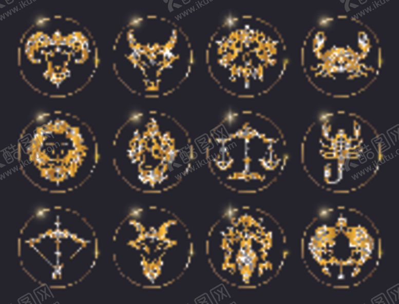 编号：83628010201940255217【酷图网】源文件下载-星座