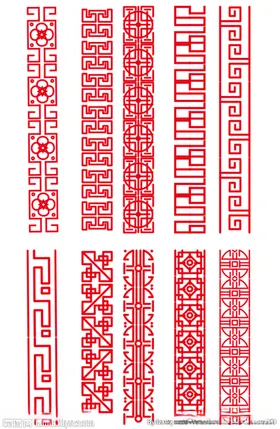中式边框花纹
