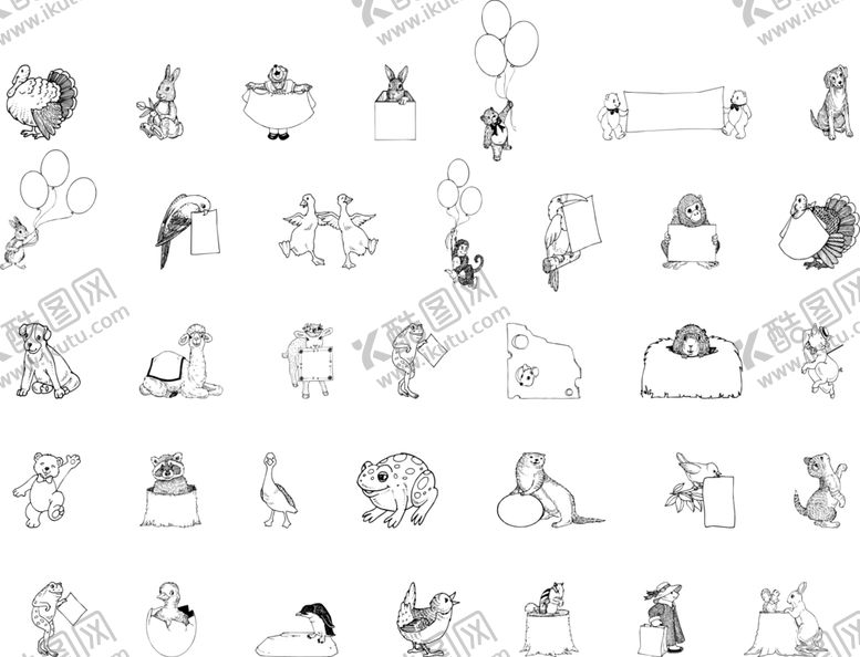 编号：12085609272125442383【酷图网】源文件下载-动物图标