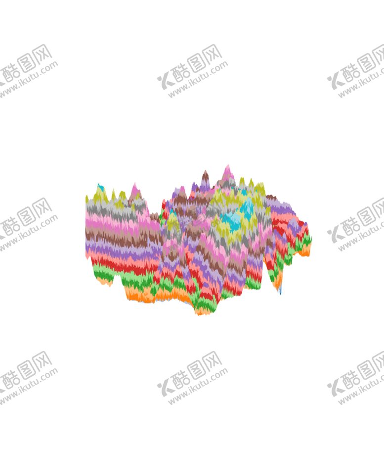 编号：83358205131923566424【酷图网】源文件下载-抽象山峰