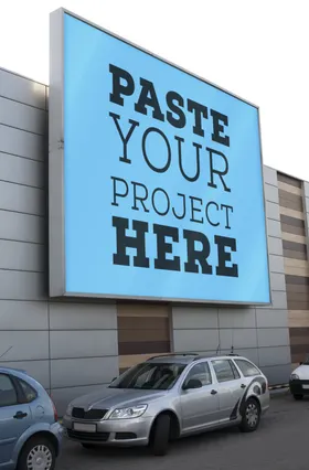 户外大屏广告展示样机