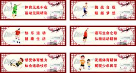 校园体育文化宣传标语牌