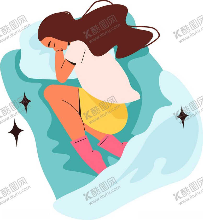 编号：24117804102215125798【酷图网】源文件下载-熟睡的女孩