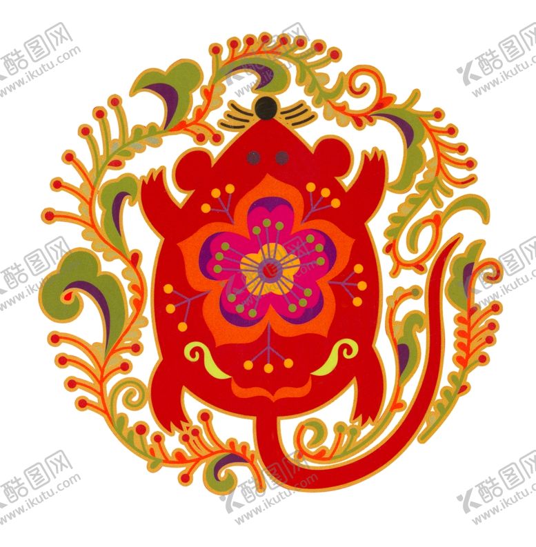 编号：65767606180556599006【酷图网】源文件下载-鼠年元素