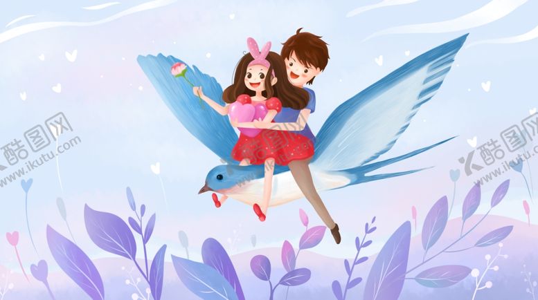 编号：28152910281443298028【酷图网】源文件下载-卡通情侣头像图片