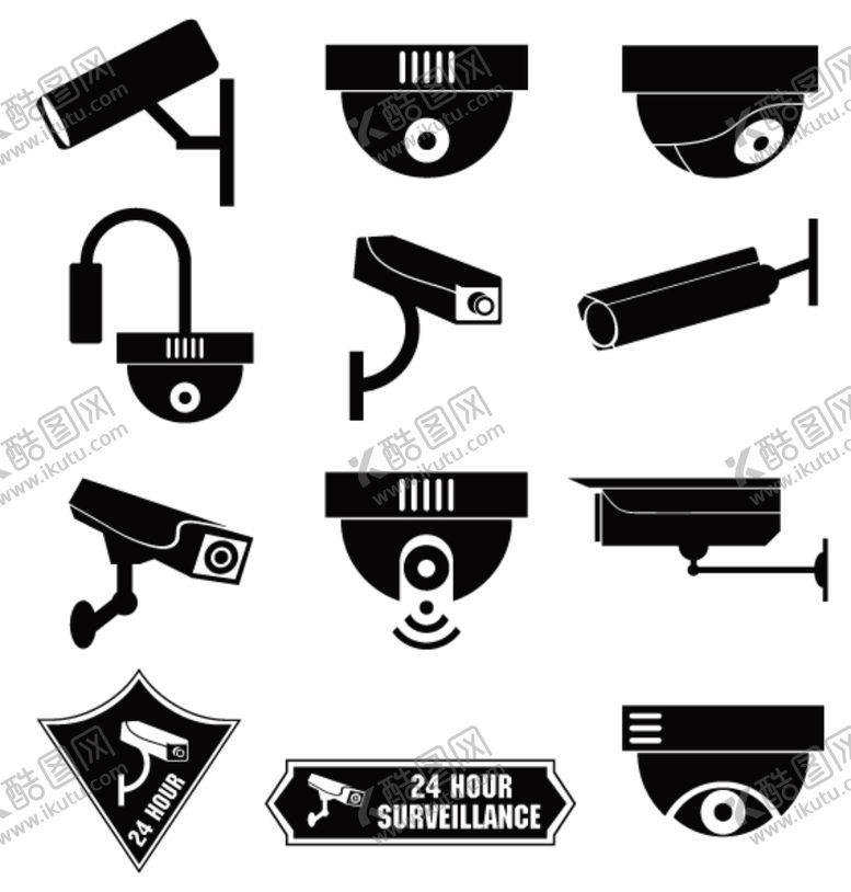 编号：18996609262340327150【酷图网】源文件下载-摄像头矢量素材