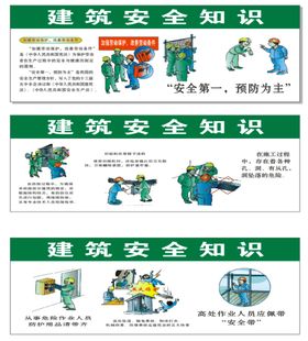 合创建筑安全标语