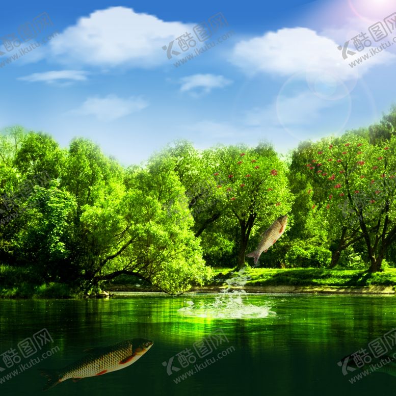 编号：39808409261557014890【酷图网】源文件下载-飞鱼风景