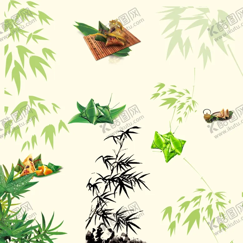 编号：35694609221833101924【酷图网】源文件下载-竹叶粽子