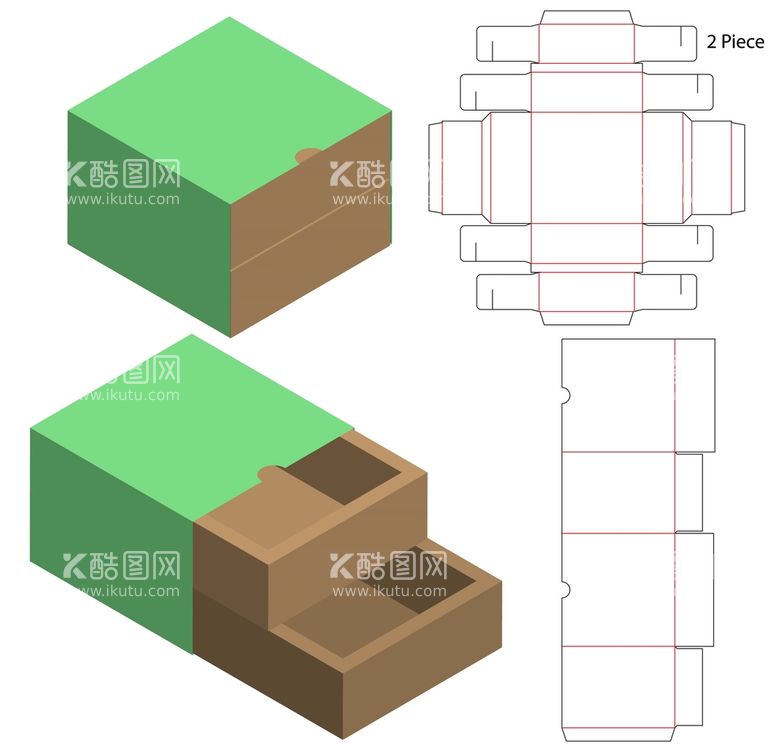 编号：62904509191305442795【酷图网】源文件下载-包装盒刀模