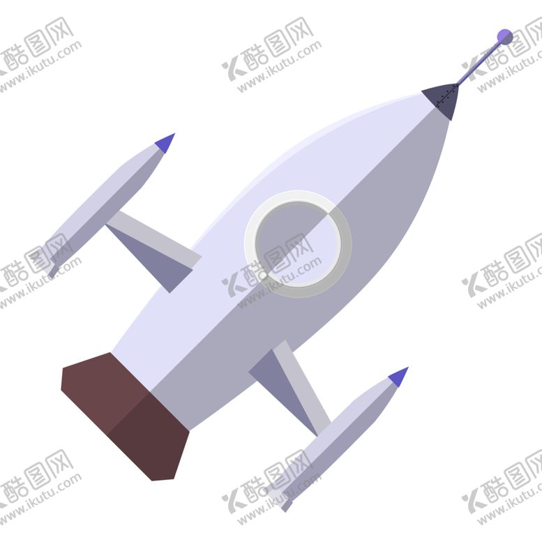火箭太空旅行矢量卡通宇航员