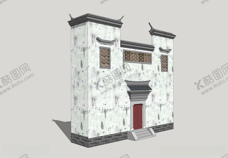 编号：67791412161237503392【酷图网】源文件下载-中式建筑山墙
