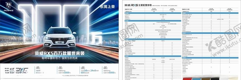 编号：47577709200924218221【酷图网】源文件下载-荣威RX5单页