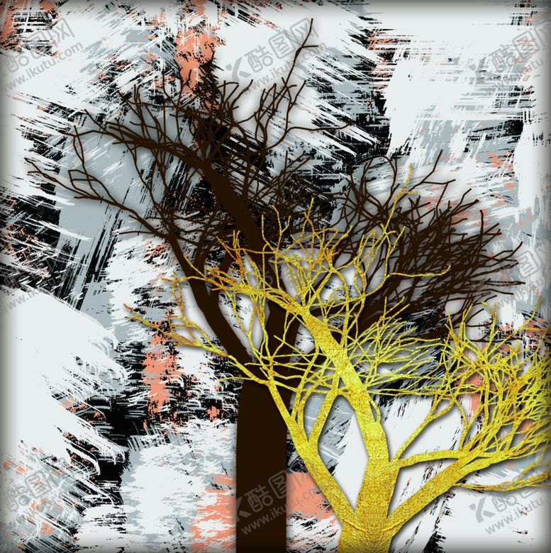 编号：19446009110104596424【酷图网】源文件下载-方正装饰画