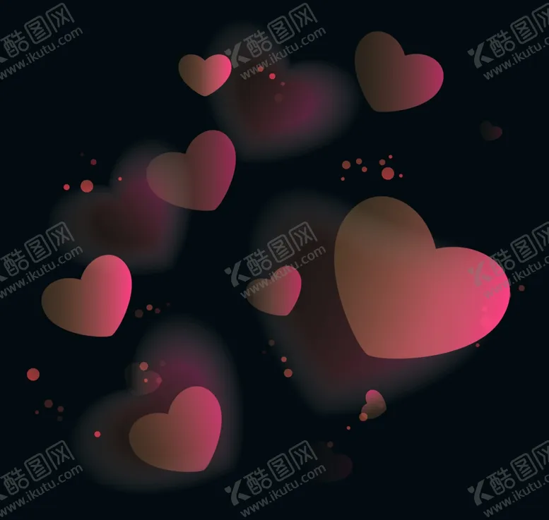 编号：58093806232021507133【酷图网】源文件下载-心形背景