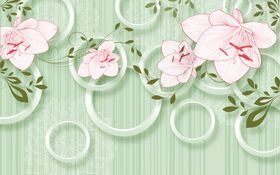 花卉背景墙