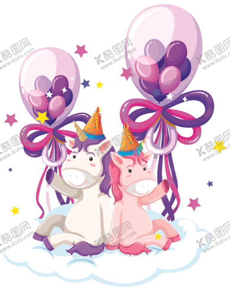 编号：48293210080639384648【酷图网】源文件下载-卡通独角兽