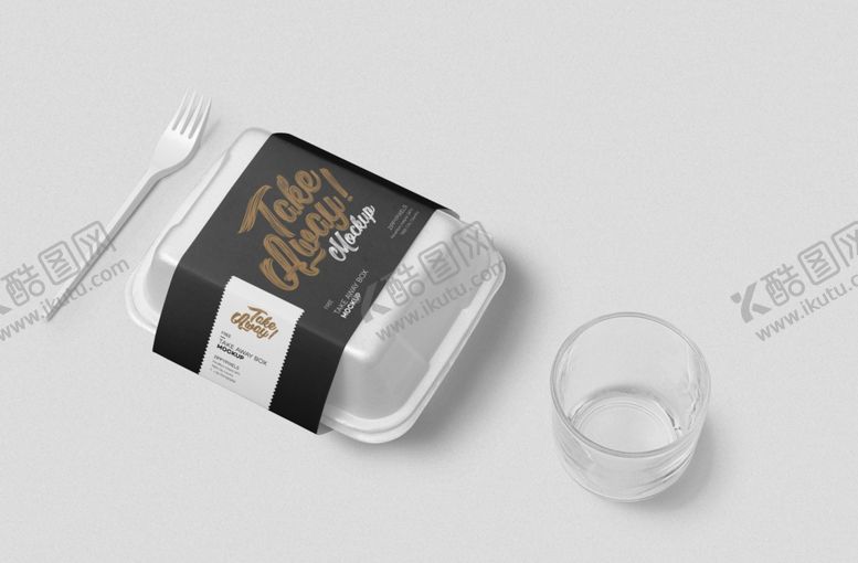 编号：93333110132146435406【酷图网】源文件下载-外卖打包盒样机