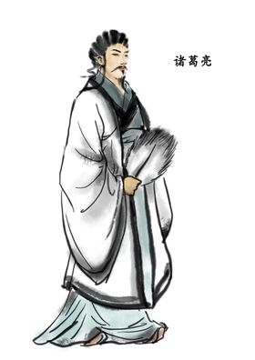 国学人物插画