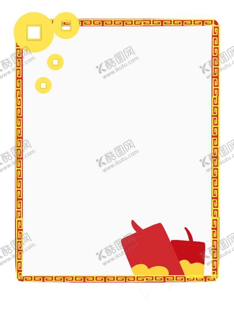 编号：42995810010301217683【酷图网】源文件下载-喜庆新年爆竹边框