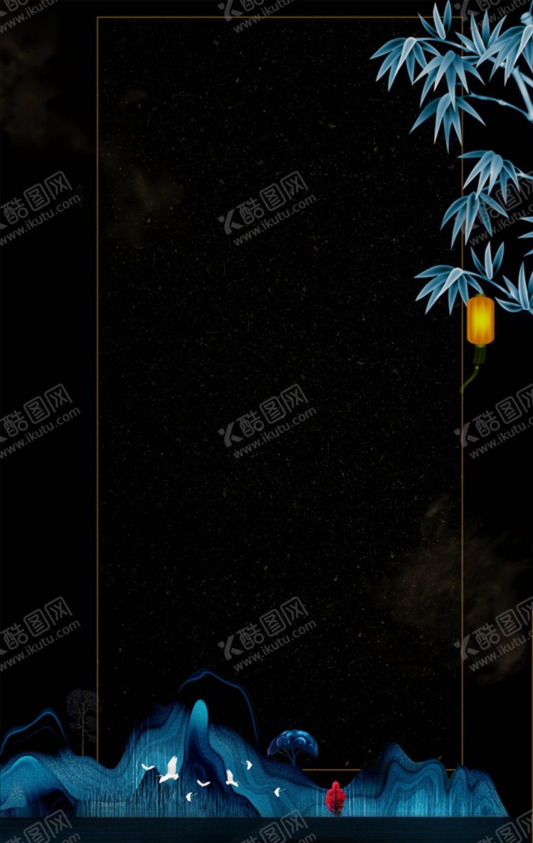 编号：94282805101730395254【酷图网】源文件下载-中式海报背景