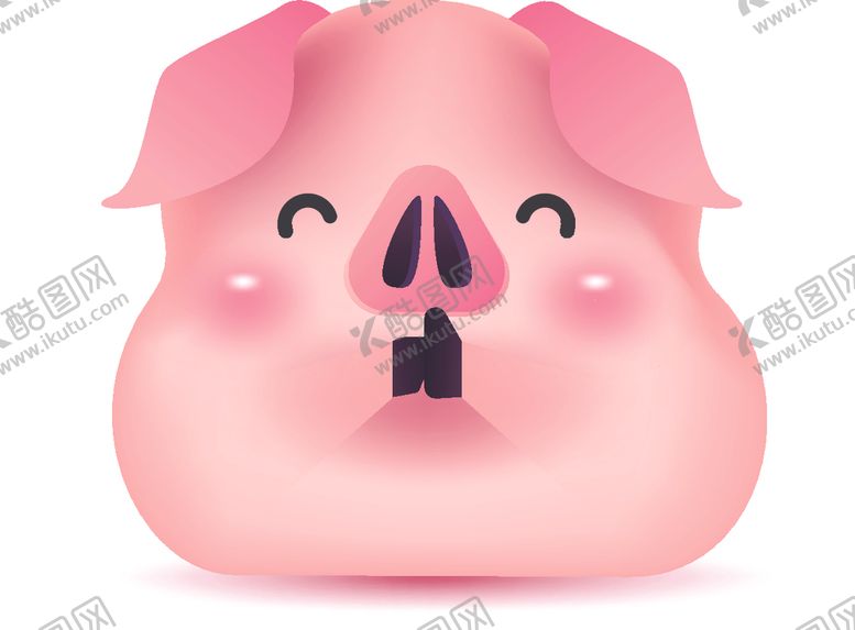 编号：90334610230508501095【酷图网】源文件下载-可爱小猪