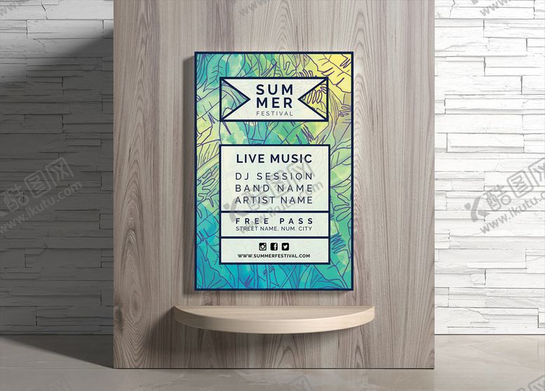 编号：59181009171600221357【酷图网】源文件下载-夏日海报