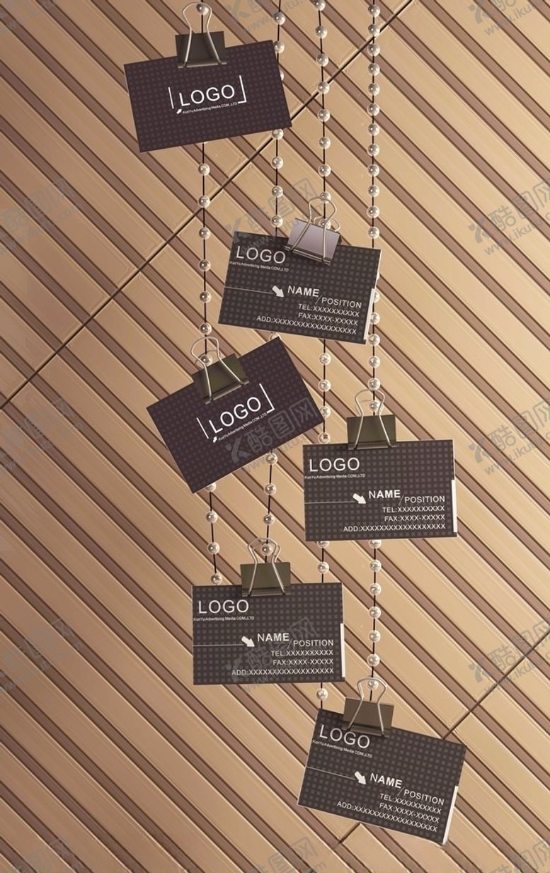 编号：58570610310522534054【酷图网】源文件下载-灰色格子沉稳高档名片