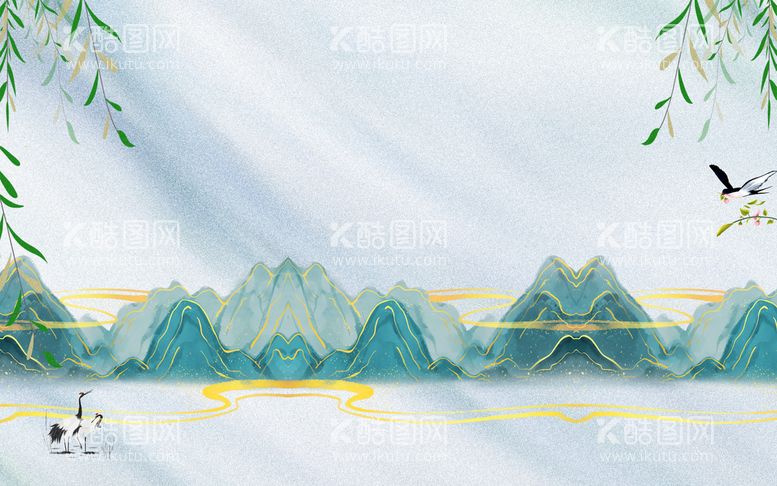 编号：08934110030833578960【酷图网】源文件下载-国潮风背景