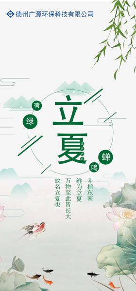 立夏柳叶蝴蝶绿色绿叶