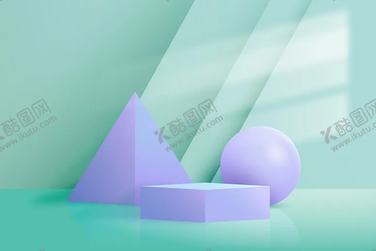 编号：73695809222254194983【酷图网】源文件下载-c4d电商产品展台背景