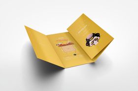 折页展示样机贴图产品手册标书空白