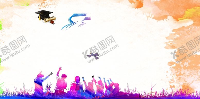 编号：77948807040704023338【酷图网】源文件下载-毕业海报