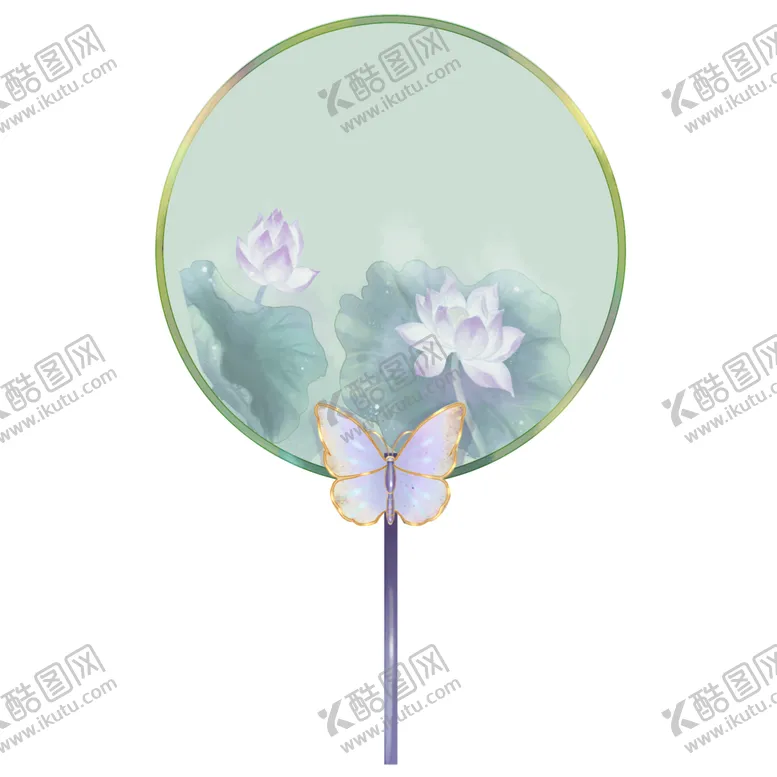 编号：72841404200541483133【酷图网】源文件下载-团扇