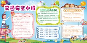 交通安全小报平安学校戴头盔