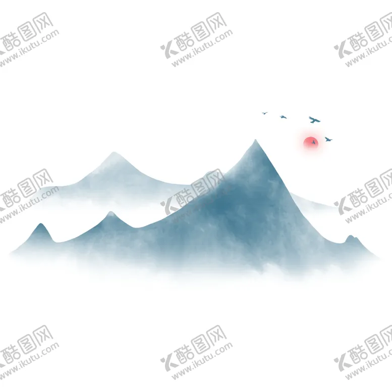 编号：85689610281803276313【酷图网】源文件下载-背景素材国潮山水祥云水墨