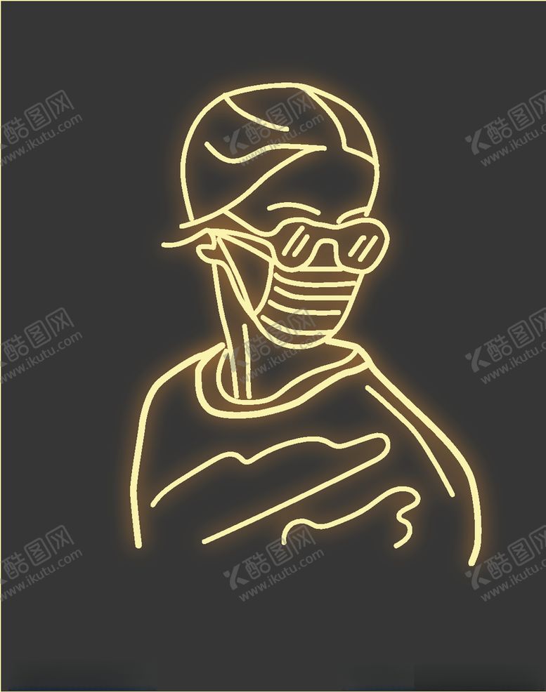 编号：64709809110946093253【酷图网】源文件下载-戴口罩的人