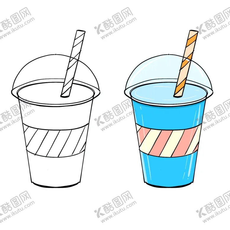编号：58275704281823018034【酷图网】源文件下载-卡通手绘奶茶